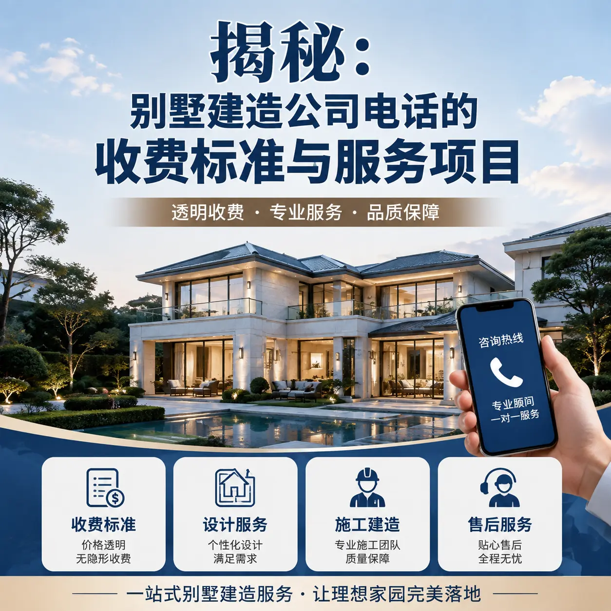 揭秘：黑龙江别墅建造公司电话的收费标准与服务项目