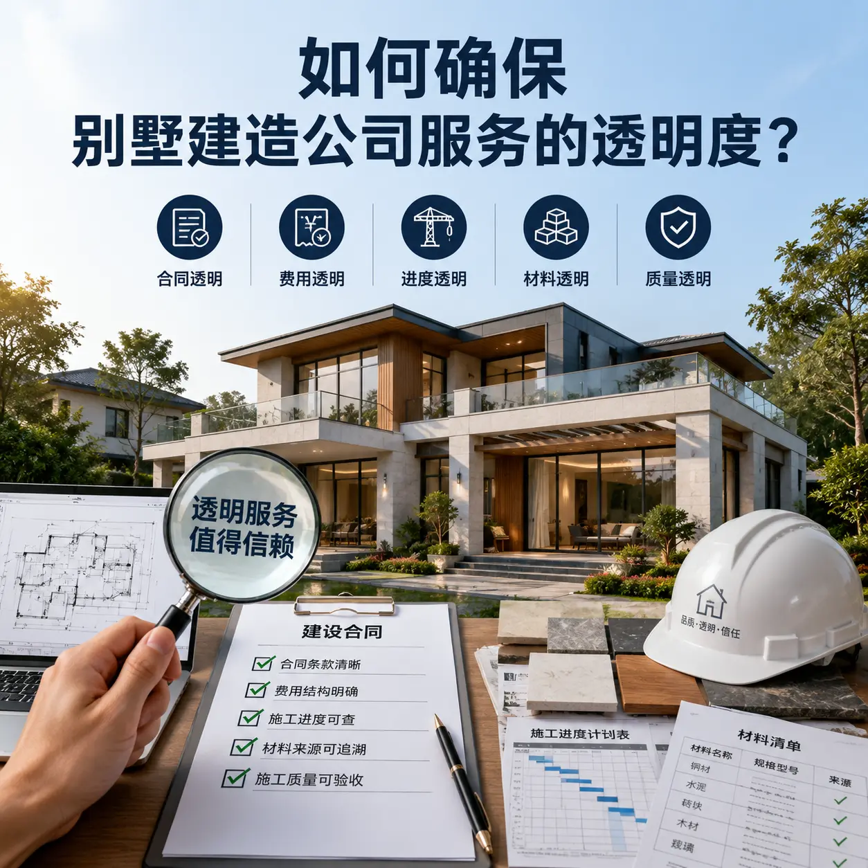 在 黑龙江 如何确保别墅建造公司服务的透明度?
