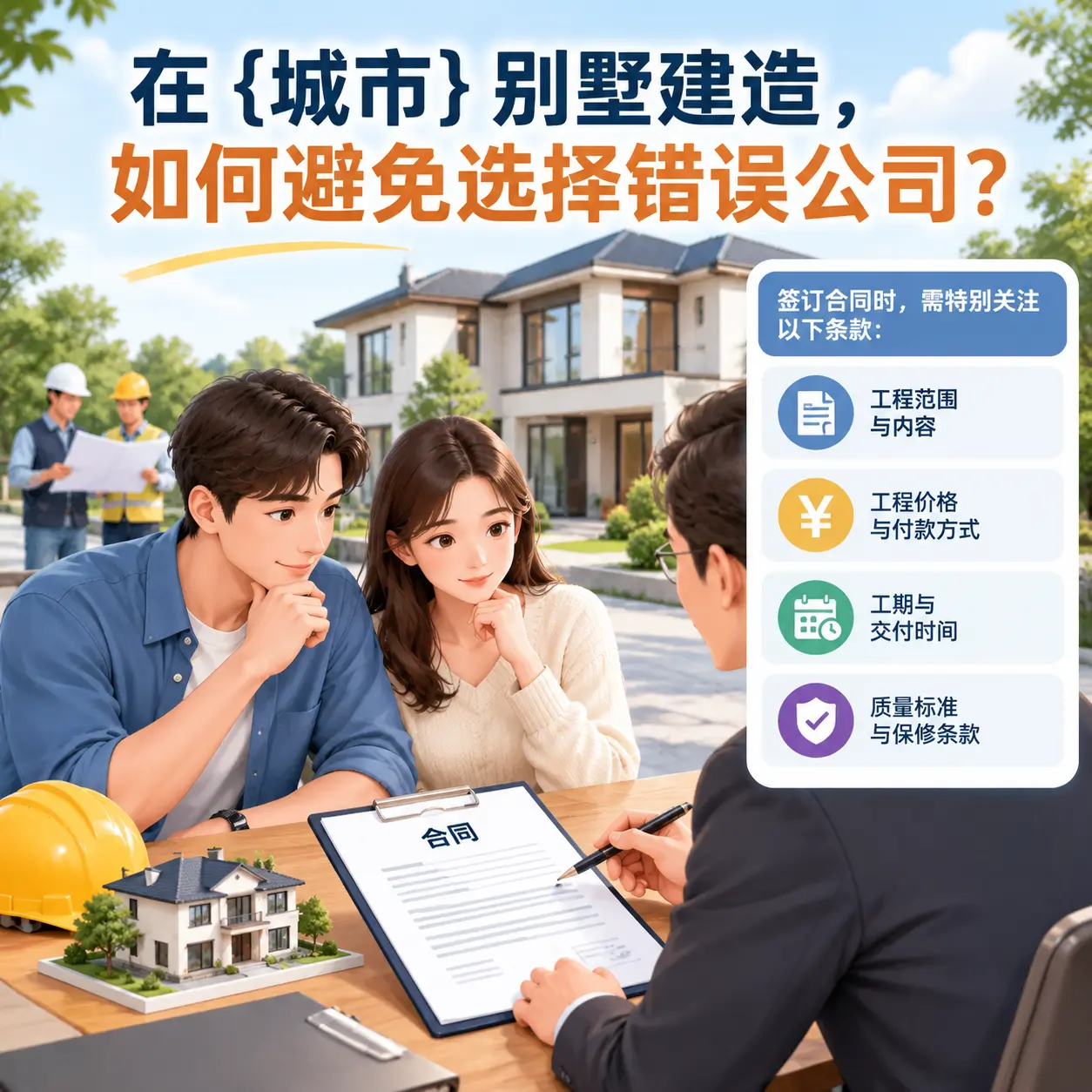 在 黑龙江 别墅建造,如何避免选择错误公司?