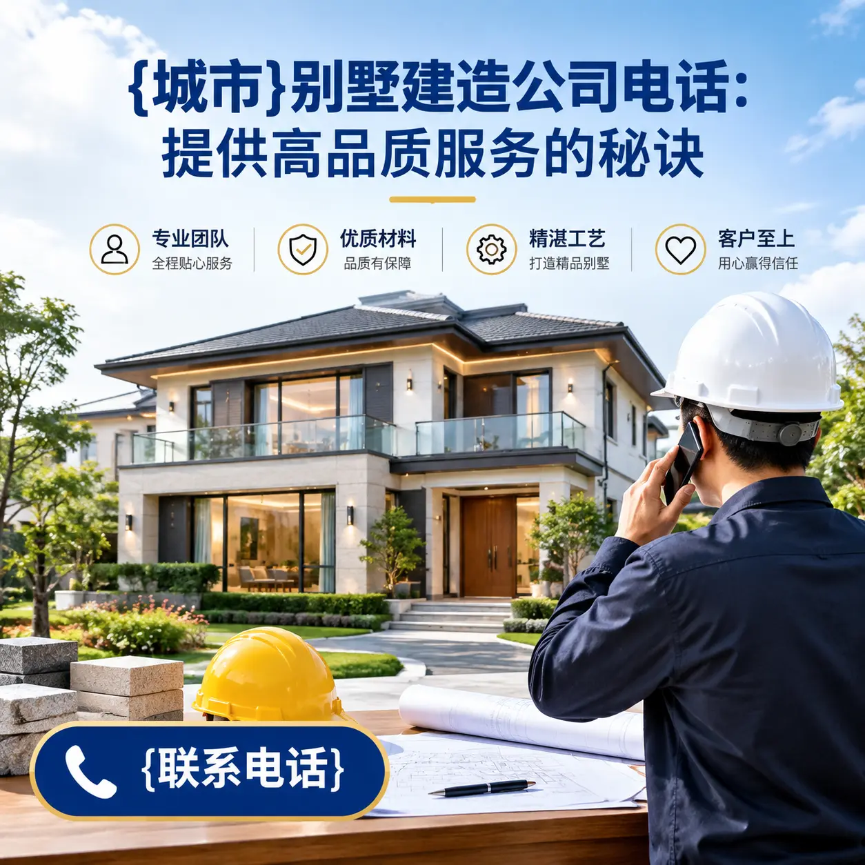 黑龙江别墅建造公司电话:提供高品质服务的秘诀