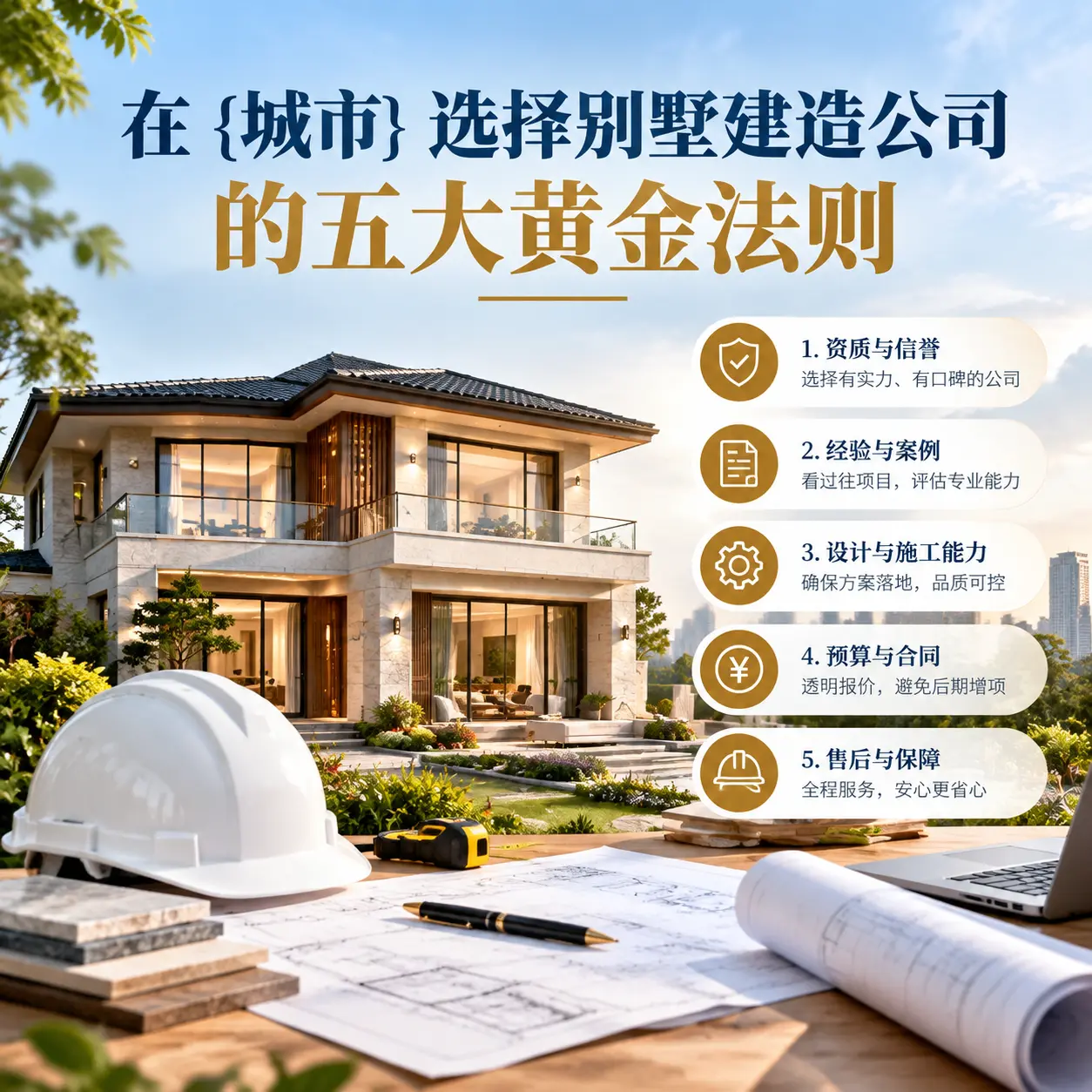 在 黑龙江 选择别墅建造公司的五大黄金法则