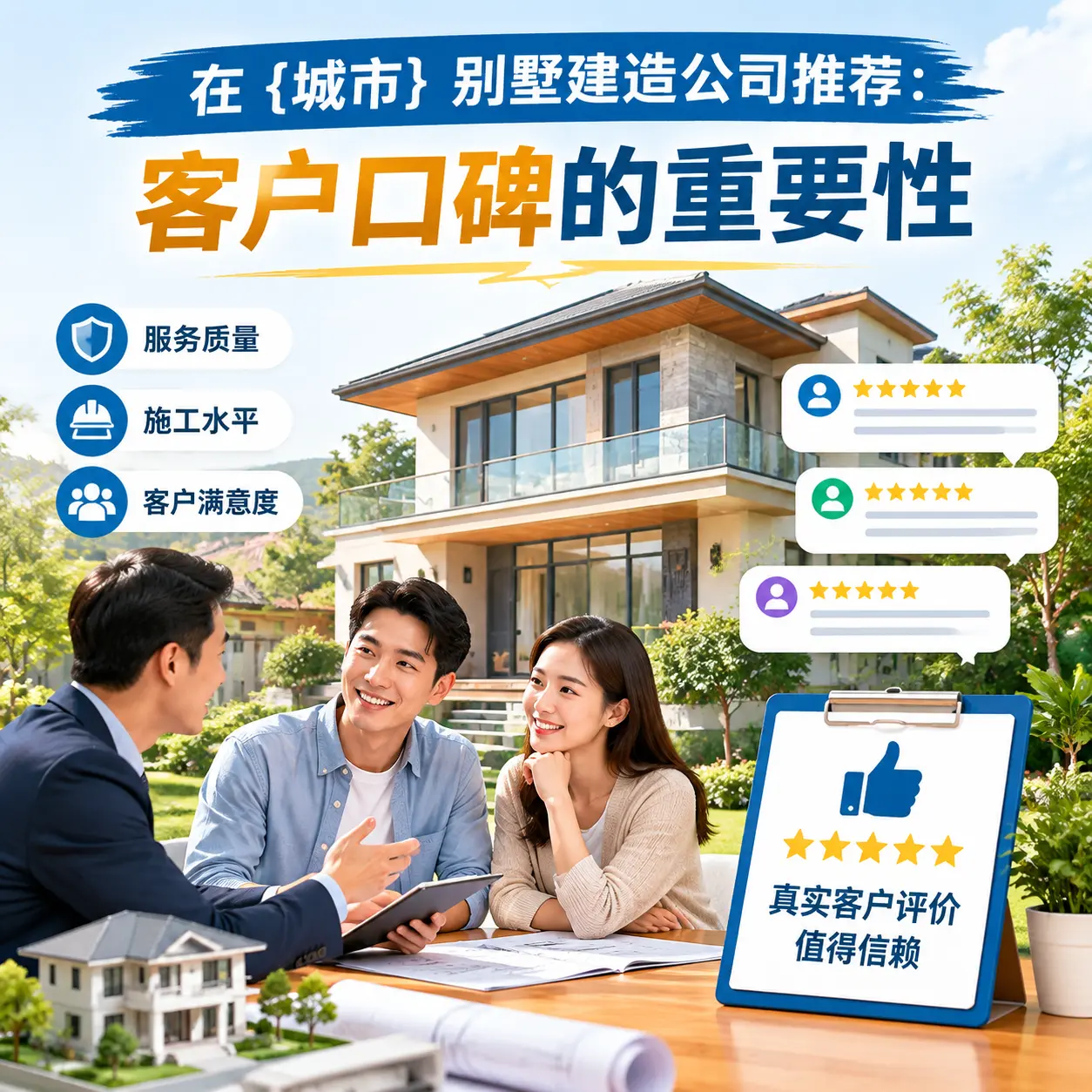 在 黑龙江 别墅建造公司推荐：客户口碑的重要性