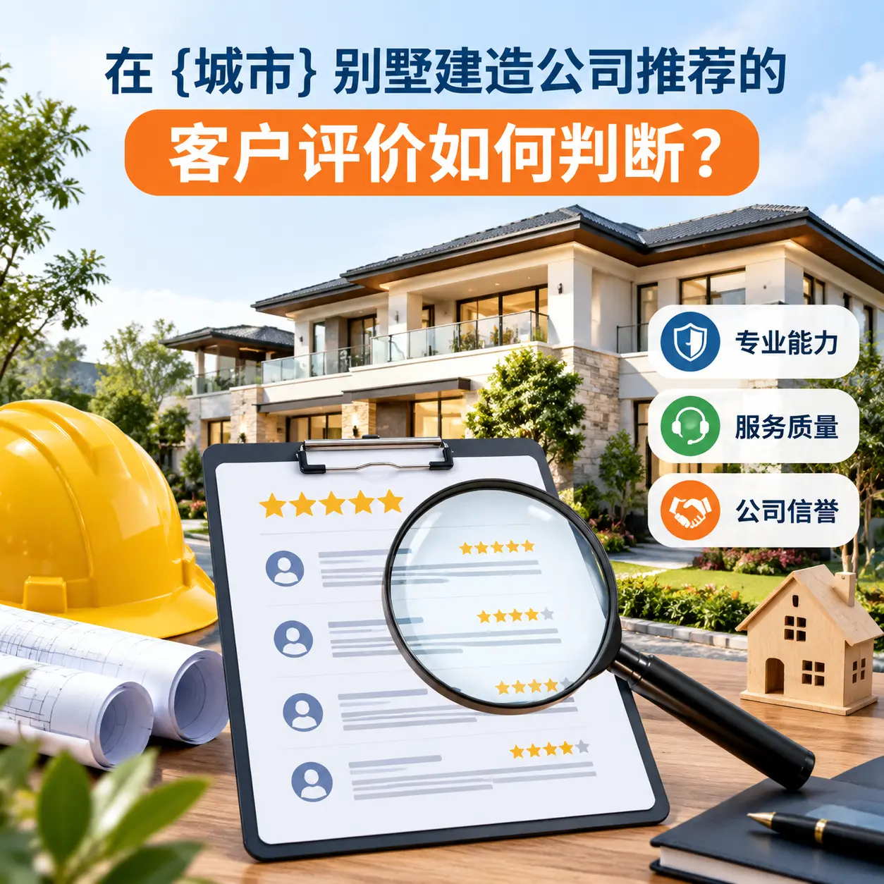 在 黑龙江 别墅建造公司推荐的客户评价如何判断？