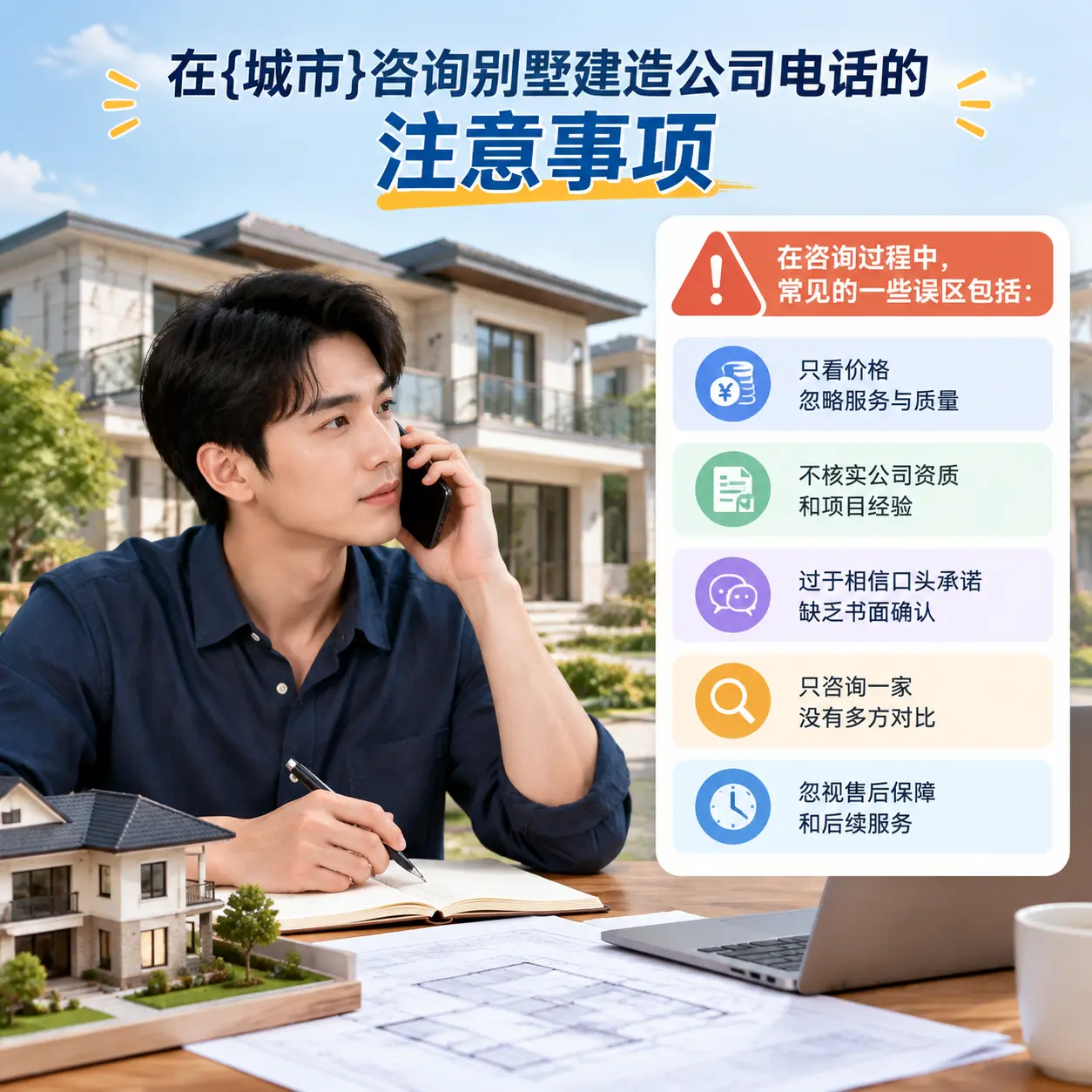 在黑龙江咨询别墅建造公司电话的注意事项