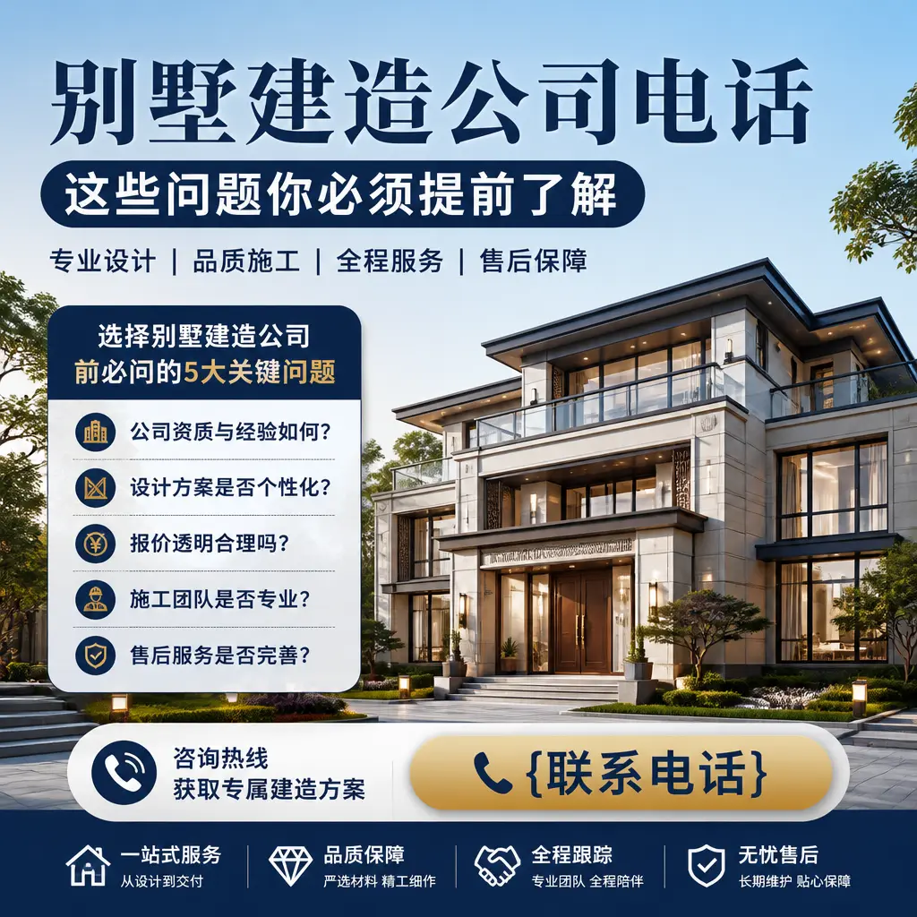 黑龙江别墅建造公司电话，这些问题你必须提前了解