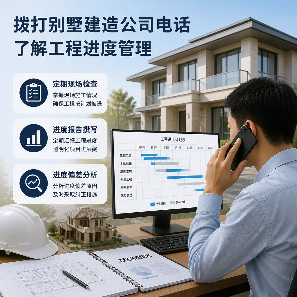 拨打黑龙江别墅建造公司电话,了解工程进度管理