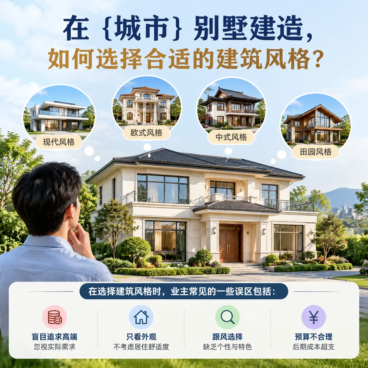 在 黑龙江 别墅建造，如何选择合适的建筑风格？