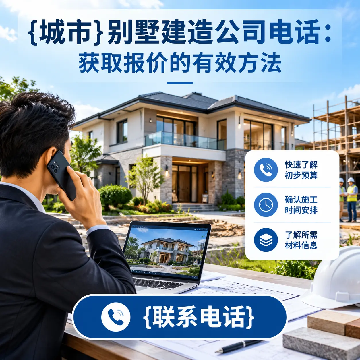 黑龙江别墅建造公司电话:获取报价的有效方法