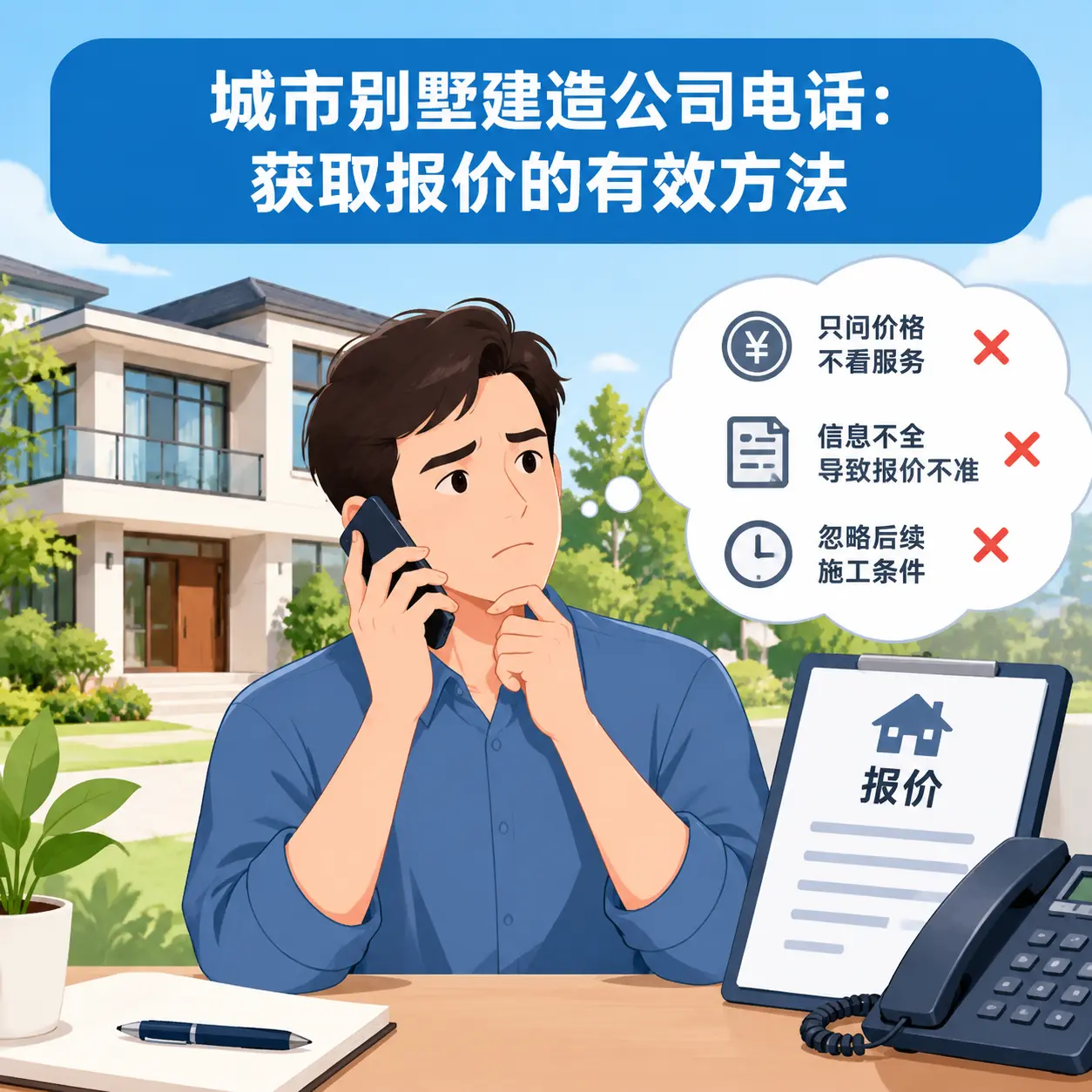 黑龙江别墅建造公司电话:获取报价的有效方法
